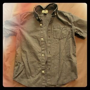 Boys 6 old navy denim button up